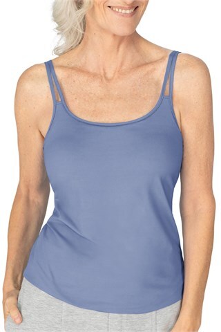 Amoena Valletta Tall Top with supportive built-in shelf bra