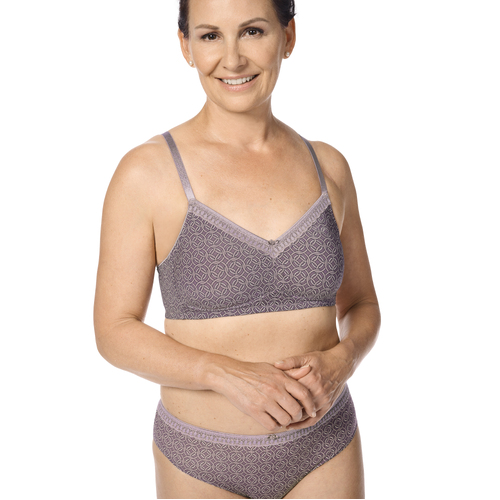 Liz Mastectomy Soft Bra - Mauve 