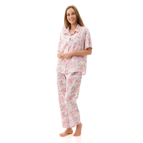 Lauren Short Sleeve Pyjama Pink 