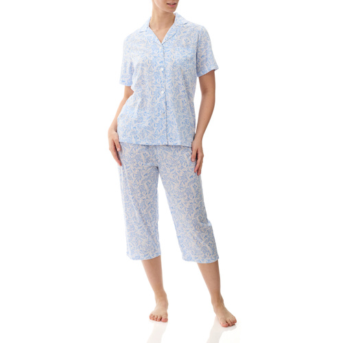 Abigail Capri Pyjama Blue 