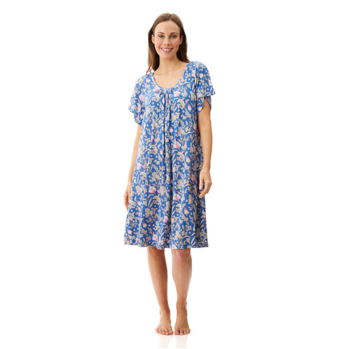 Margot Short Sleeve Nightie Dusk 