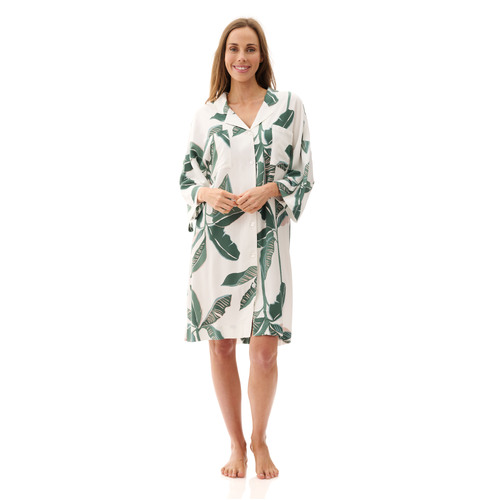 Romy Short Sleepshirt Green 