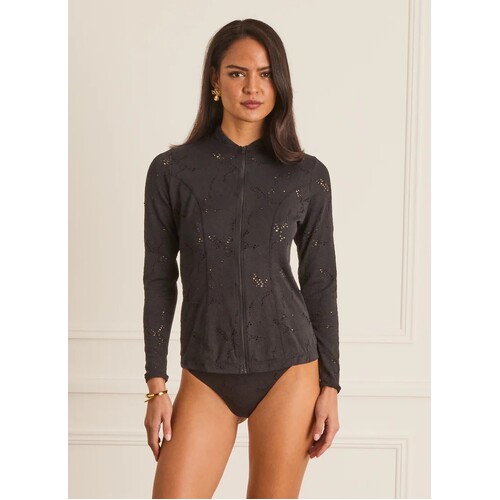 Sparrow Lyla Rash Guard - Black 