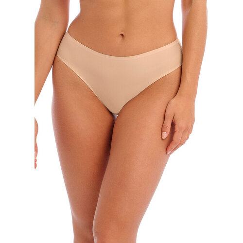 Lace Ease Invisible Stretch Thong Natural Beige One Size