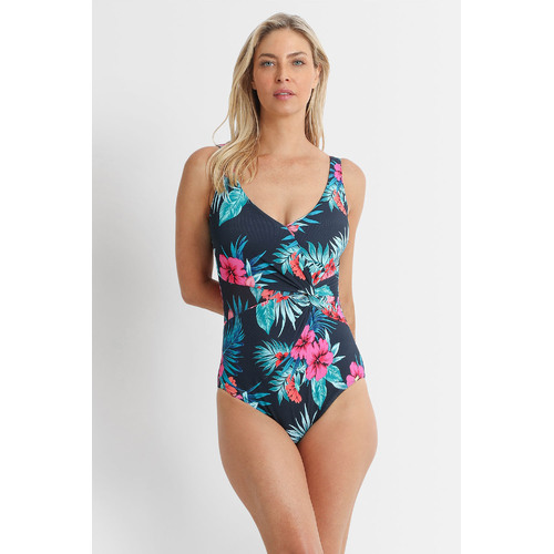 Eden East Gathered Twist One Piece Swimsuit - Ink 