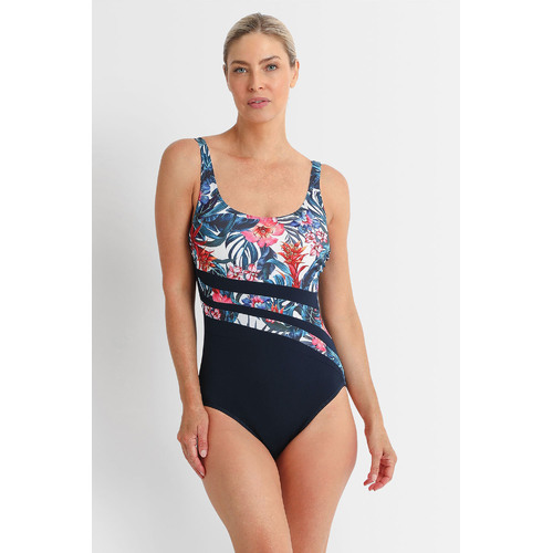 Oasis DD/E Wave Spliced One Piece - White 